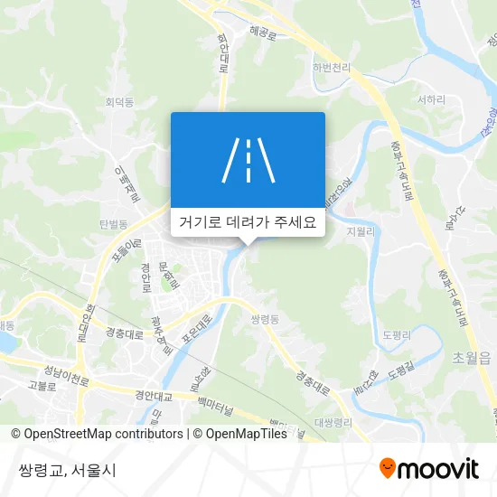 쌍령교 지도