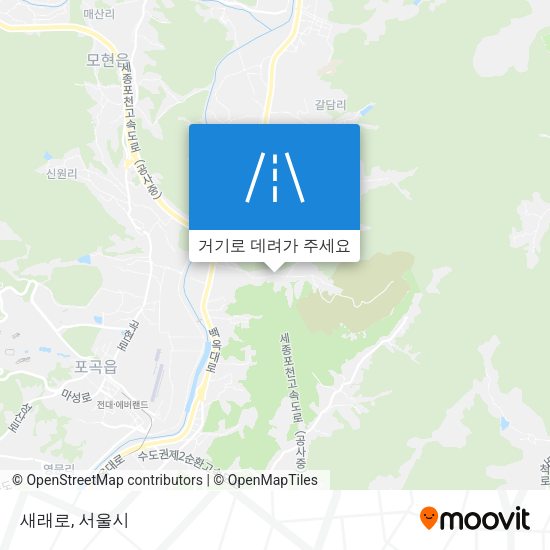 새래로 지도