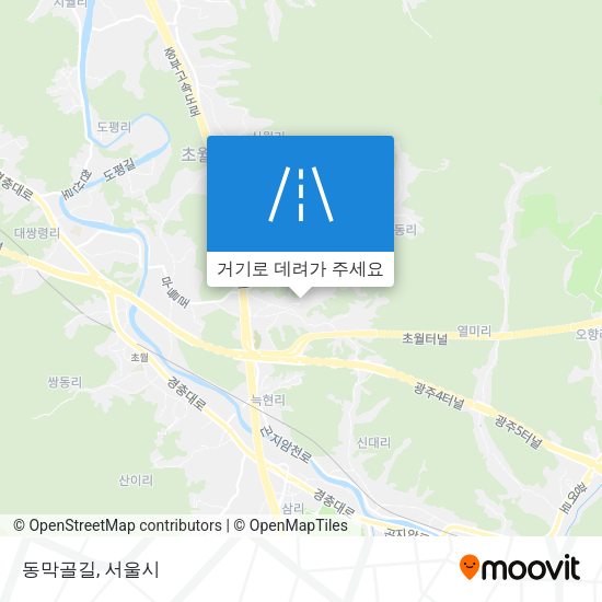 동막골길 지도