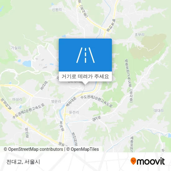 전대교 지도