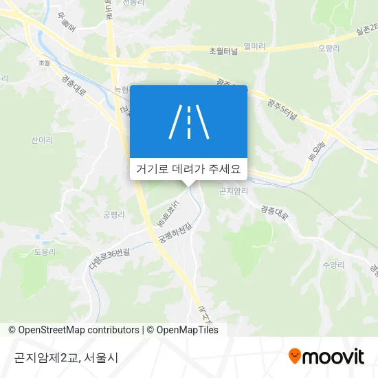곤지암제2교 지도