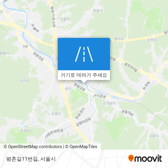 평촌길11번길 지도