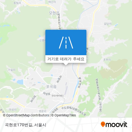 곡현로170번길 지도