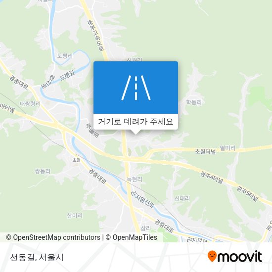 선동길 지도