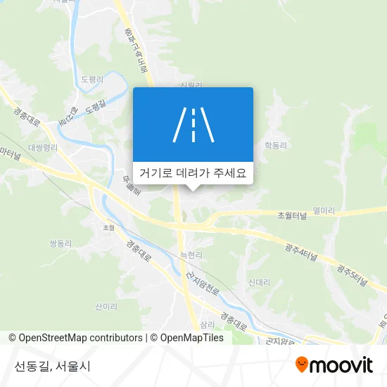 선동길 지도