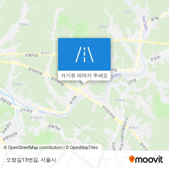 오향길13번길 지도