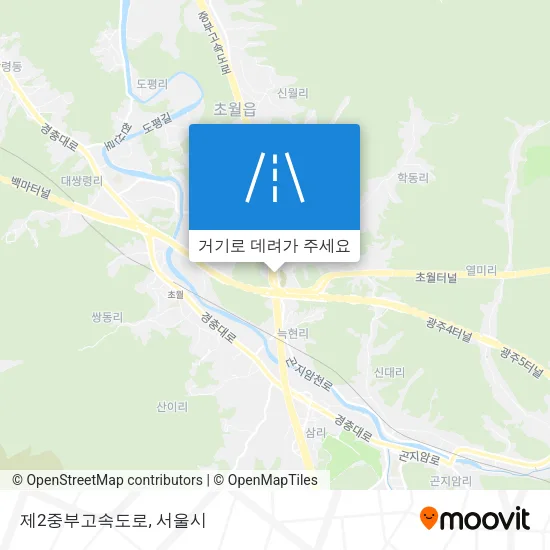 제2중부고속도로 지도