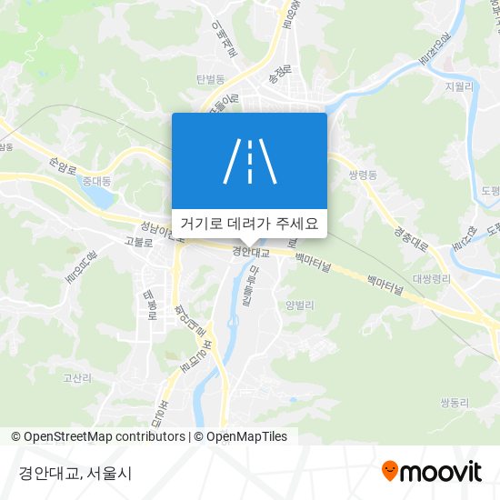 경안대교 지도