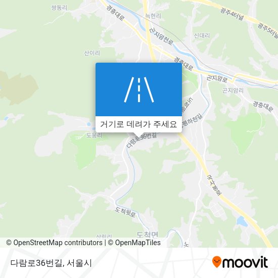 다람로36번길 지도