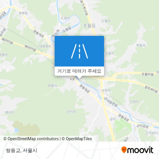 쌍용교 지도