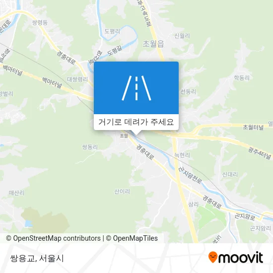 쌍용교 지도