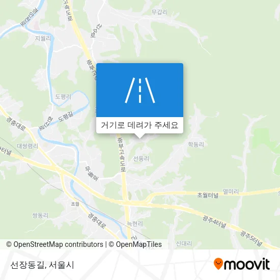 선장동길 지도