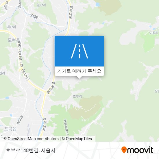 초부로148번길 지도