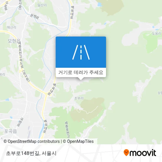 초부로148번길 지도