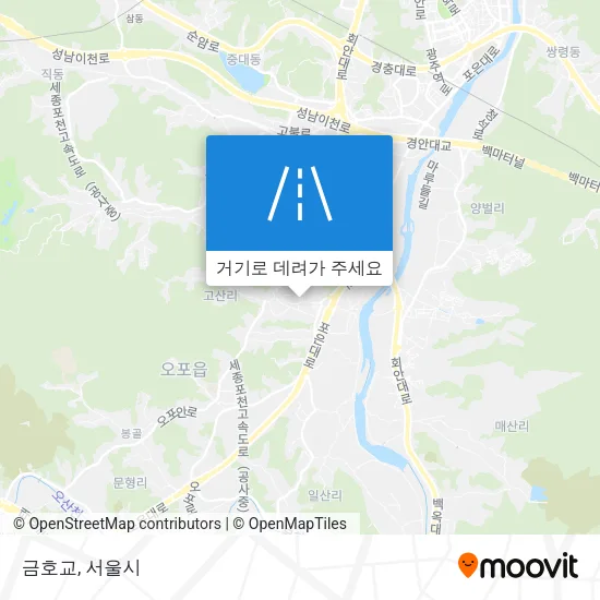 금호교 지도