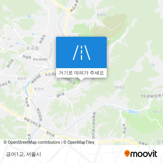 금어1교 지도