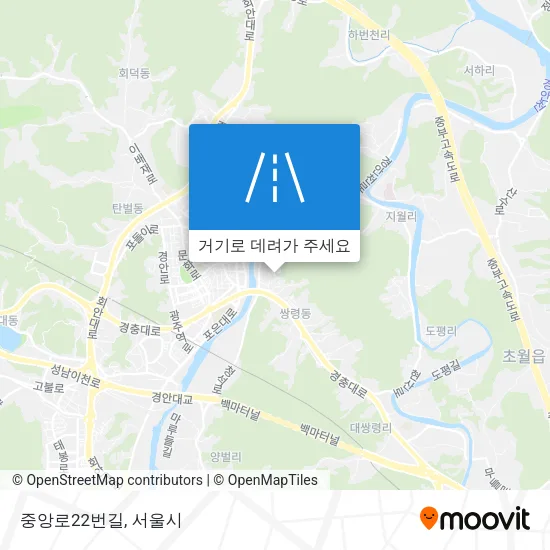 중앙로22번길 지도
