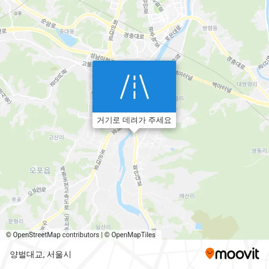 양벌대교 지도