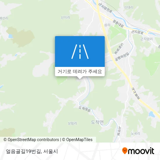 얼음골길19번길 지도