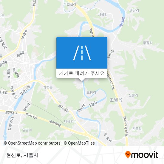 현산로 지도