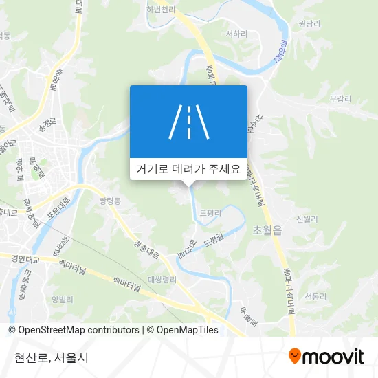 현산로 지도