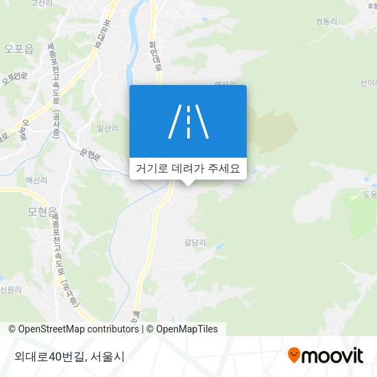 외대로40번길 지도