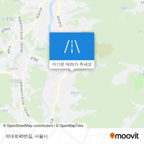 외대로40번길 지도