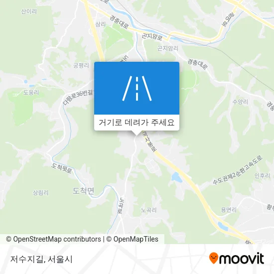 저수지길 지도