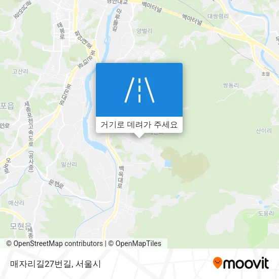 매자리길27번길 지도