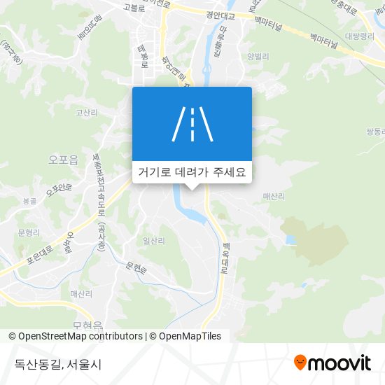 독산동길 지도