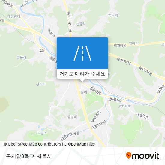 곤지암3육교 지도