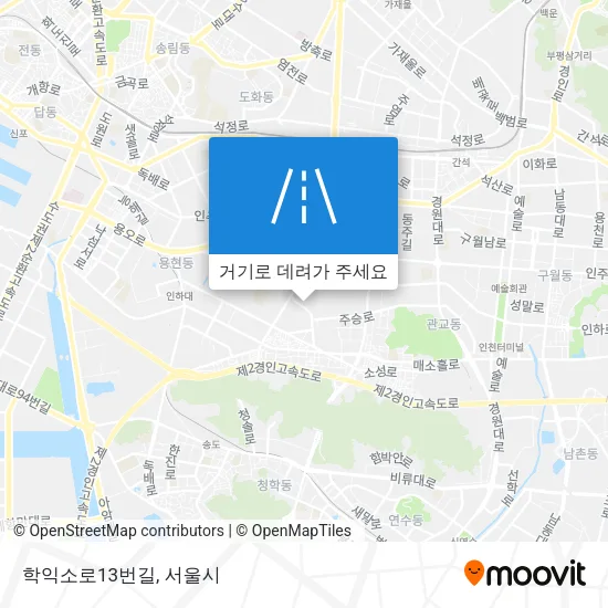 학익소로13번길 지도