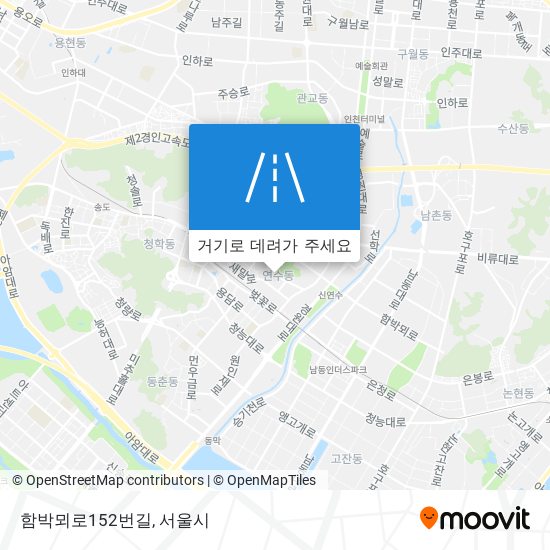 함박뫼로152번길 지도