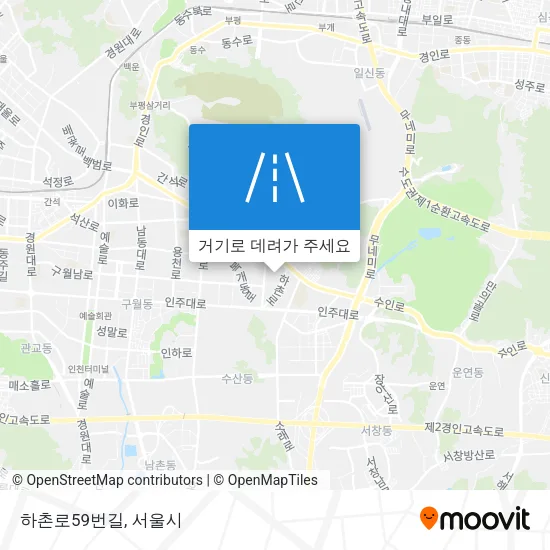 하촌로59번길 지도