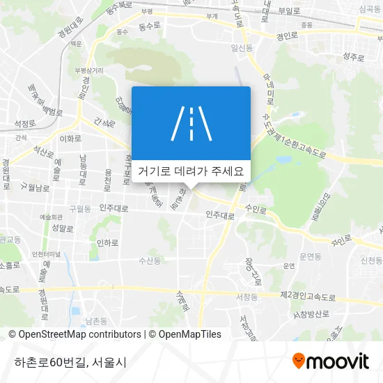 하촌로60번길 지도