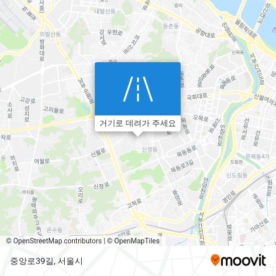 중앙로39길 지도