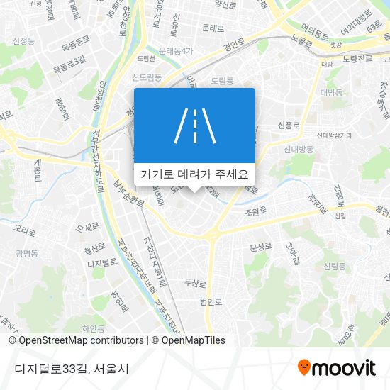 디지털로33길 지도