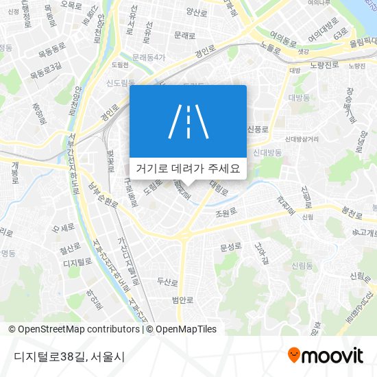 디지털로38길 지도