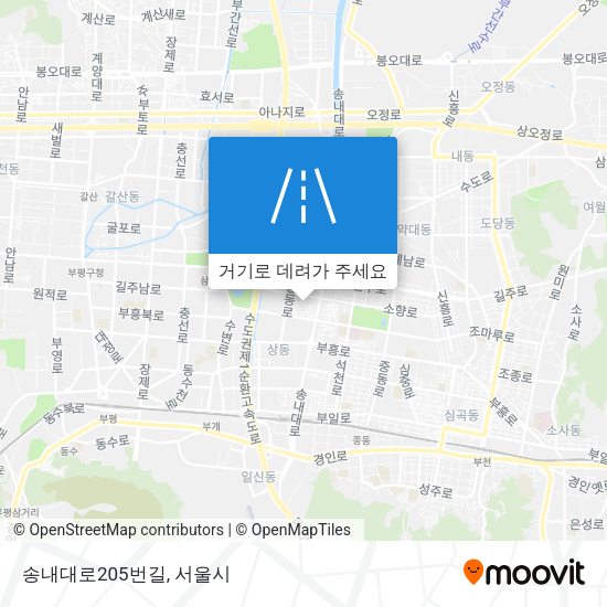 송내대로205번길 지도