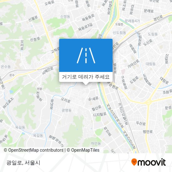 광일로 지도
