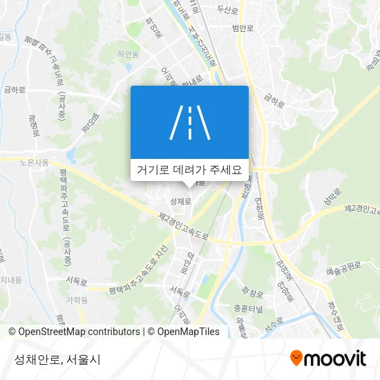 성채안로 지도