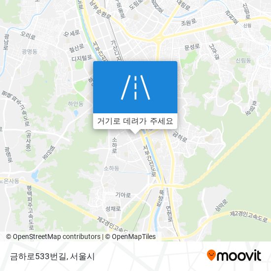 금하로533번길 지도