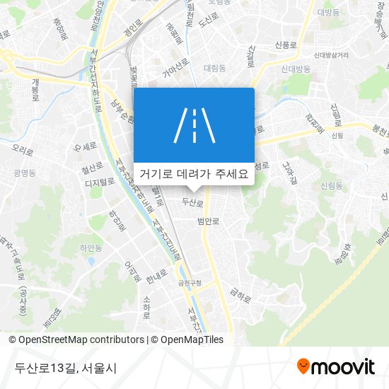 두산로13길 지도