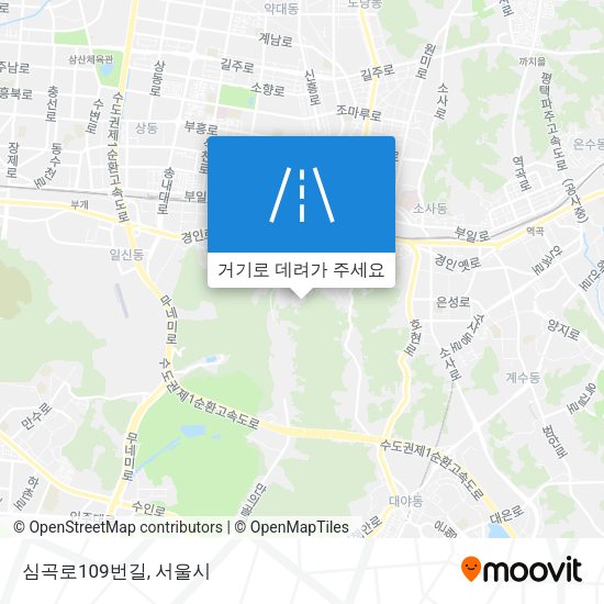 심곡로109번길 지도