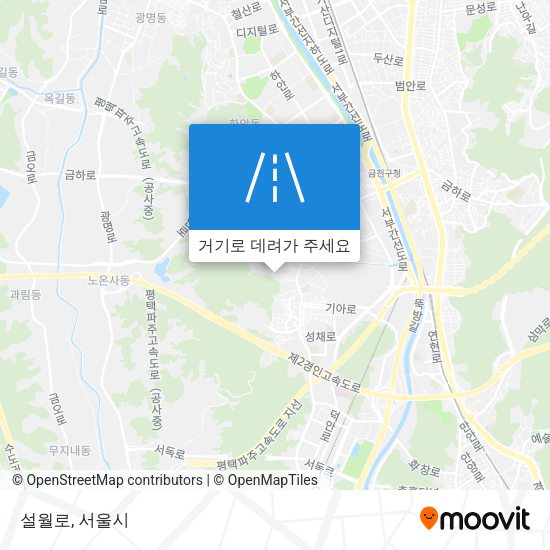 설월로 지도