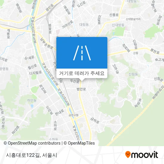 시흥대로122길 지도