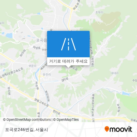 포곡로246번길 지도