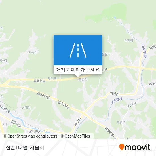 실촌1터널 지도