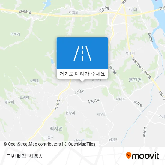 금반형길 지도