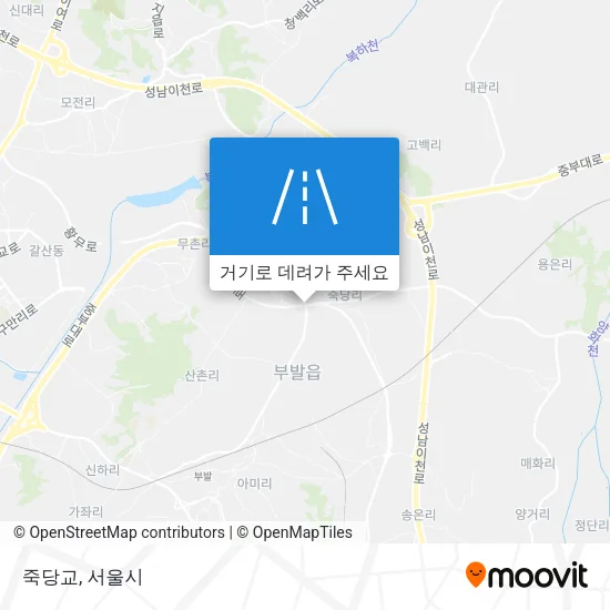 죽당교 지도